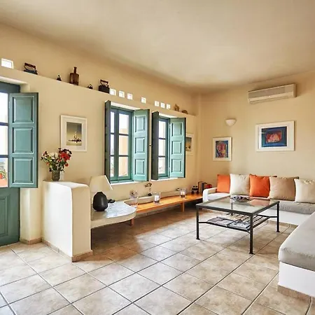Sea View Santorini House Near Oia Tatil Evi